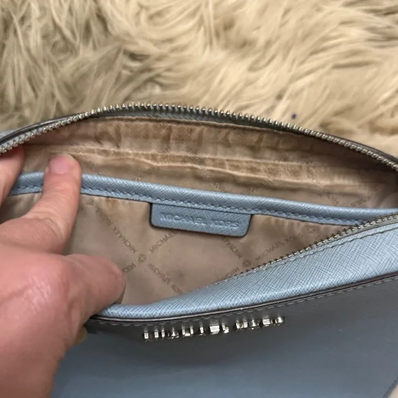 Michael Kors Sky Blue Crossbody Bag - Picture 10 of 15